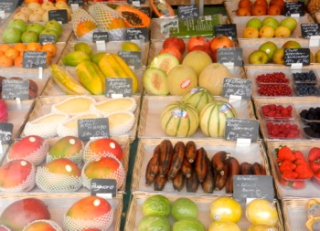 Exotic fruits at Viktualienmarkt