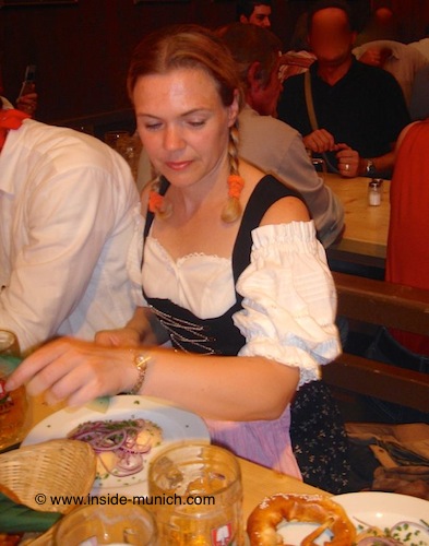 Food and Beer at Oktoberfest