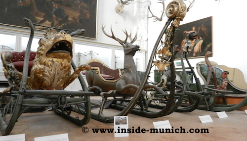 Horse-drawn sleighs