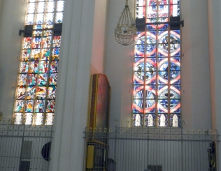 Frauenkirche painted windows