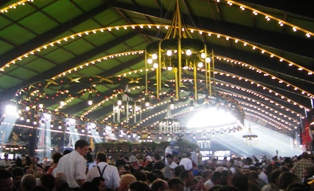 Augutiner Beer Tent at Oktoberfest Munich