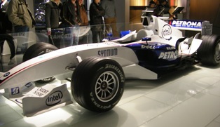 Real BMW Formula 1 car in exhibition at BMW World in Munich