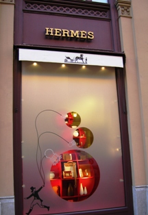Hermes Designer Clothes Store in Munich