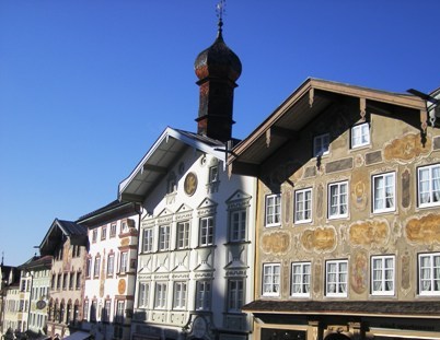 Picturesque old town in Bad Toelz