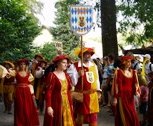 Patricians with entourage