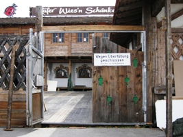 Beer Tent with Sign