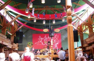 Weinzelt at Oktoberfest Munich